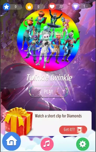 Screenshot di Piano Skin Royale Battle