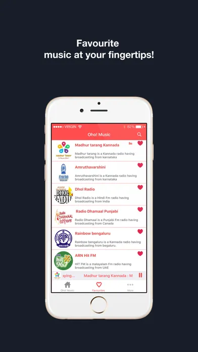Oho! music - Listen to Live Radio, Music应用截图