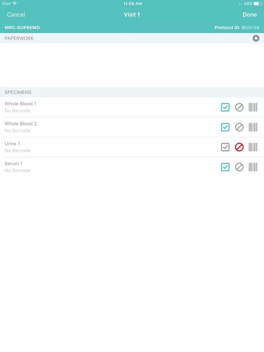 StableTrack - Lab Sample Tracking iPad  স্ক্রিনশট
