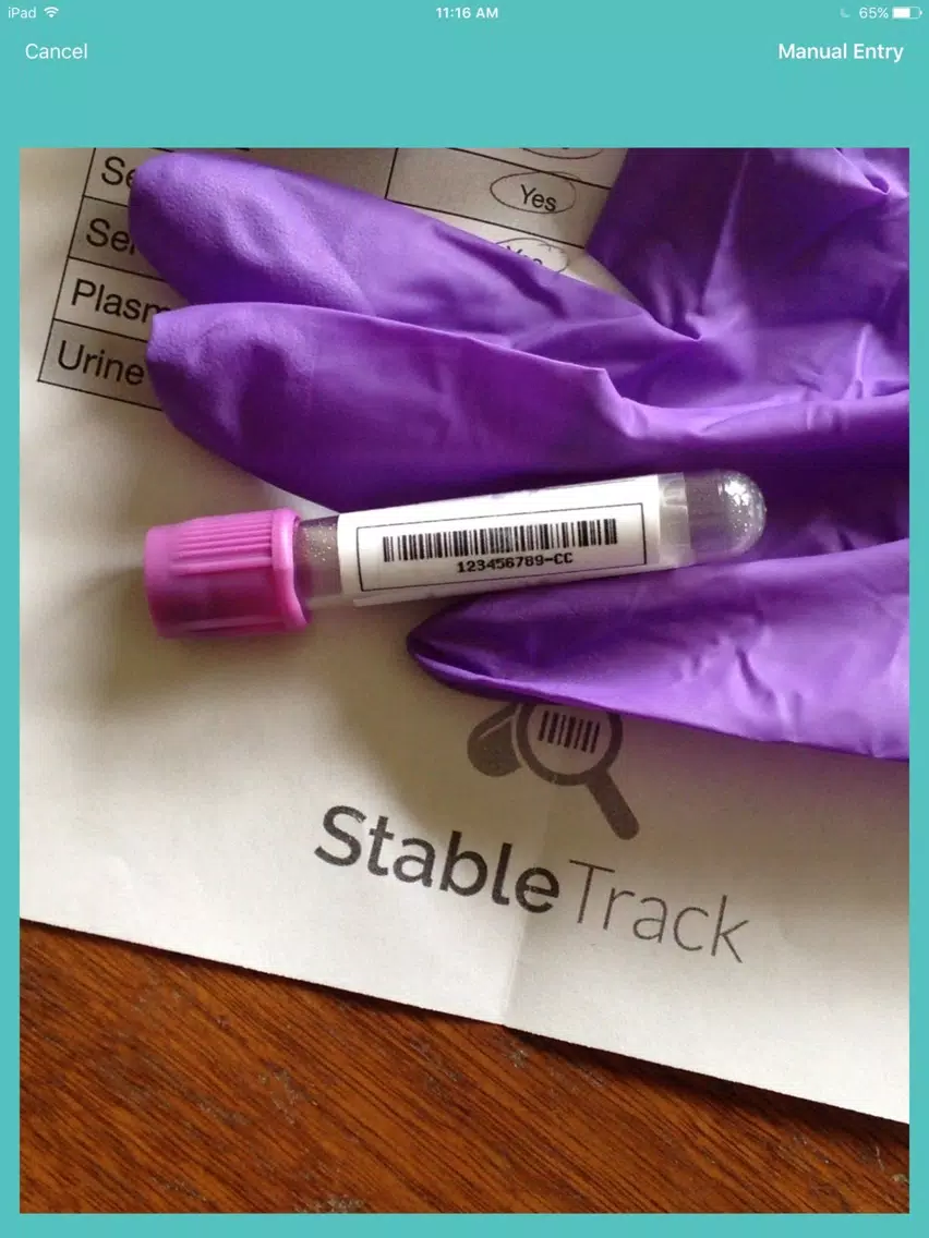 StableTrack - Lab Sample Tracking iPad  স্ক্রিনশট