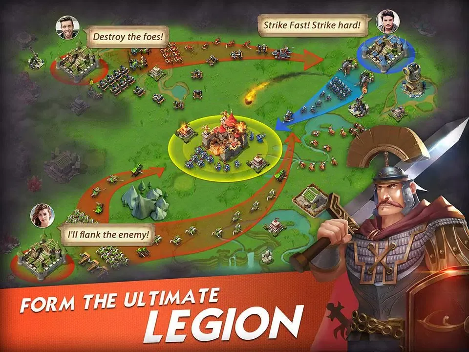 Capturas de tela do Empire Siege