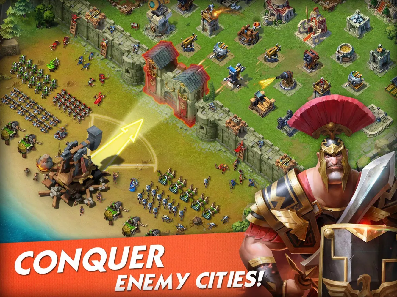 Capturas de tela do Empire Siege