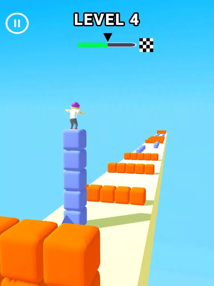 Stack Cube Surfer : Fun Run iPad  स्क्रीनशॉट
