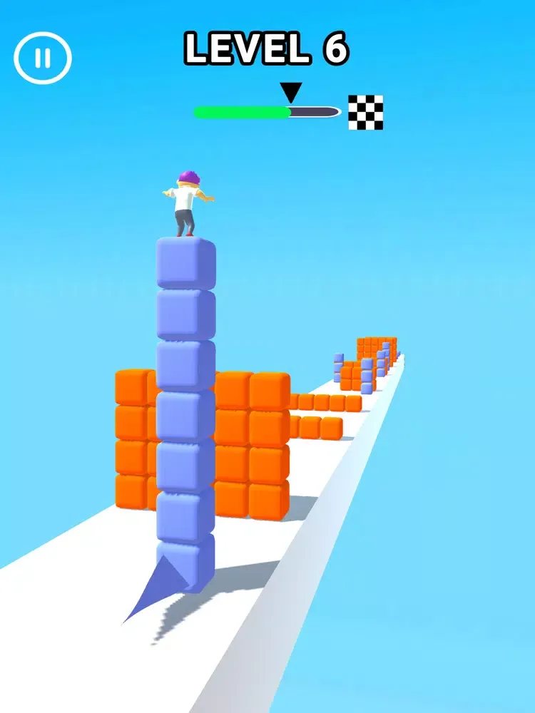 Stack Cube Surfer : Fun Run iPad  स्क्रीनशॉट