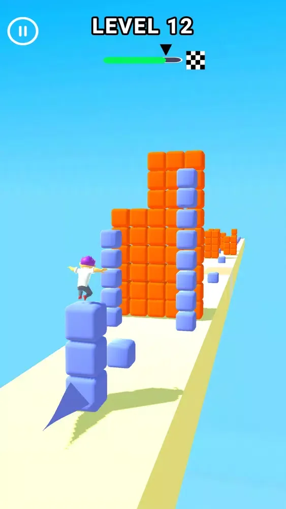 Stack Cube Surfer : Fun Run स्क्रीनशॉट