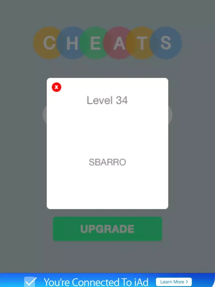 Cheats for "What Restaurant" - All Levels and Answers to Cheat Free iPad  Screenshots