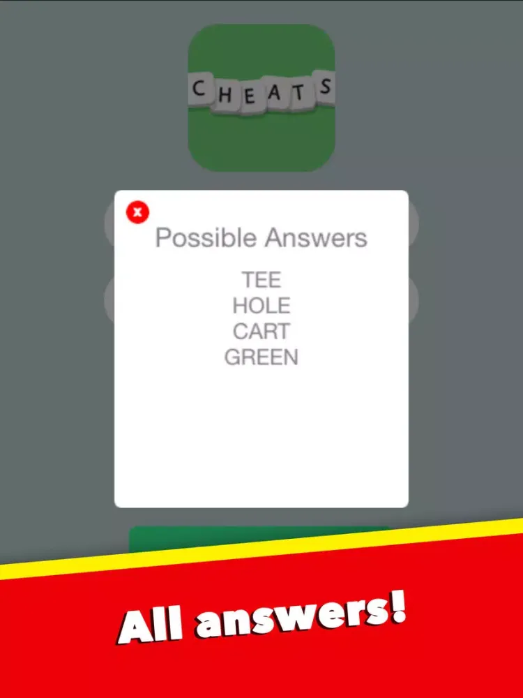 Cheats for "WordWhizzle Search" - All Answers to Cheat Free! iPad 应用截图