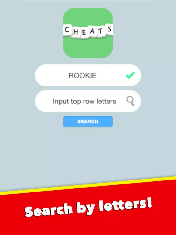 Cheats for "WordWhizzle Search" - All Answers to Cheat Free! iPad 应用截图