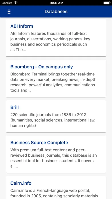 Capturas de pantalla de ICN Knowledge Hub