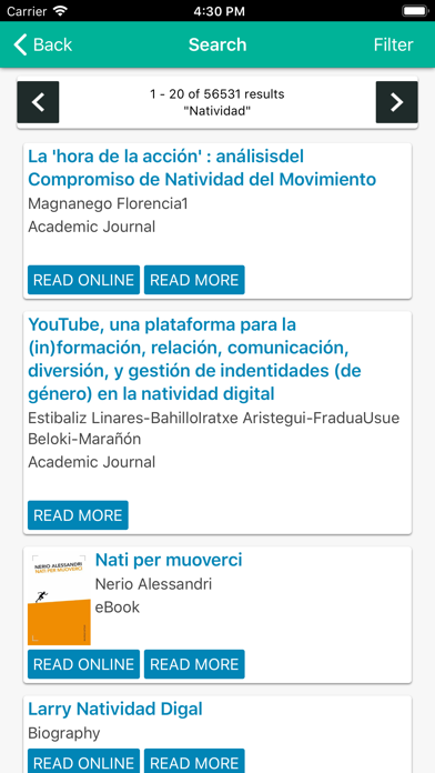 Natividad Medical Library Screenshots