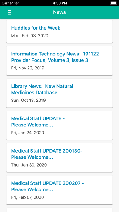 Natividad Medical Library Screenshots