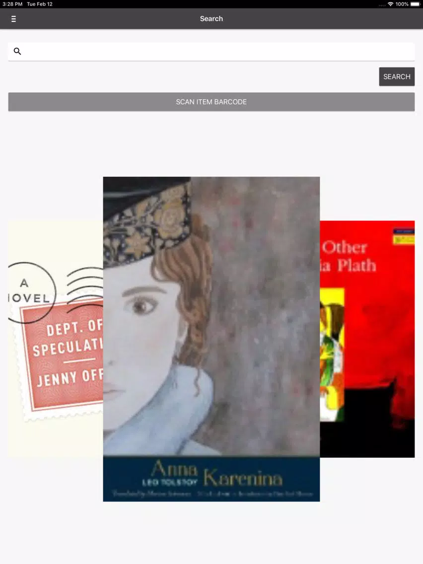 Capturas de pantalla de Nicosia University Library iPad 