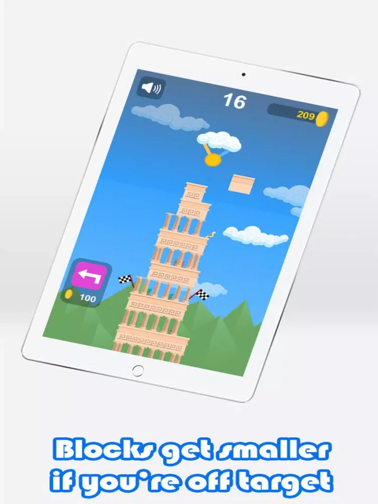 Stack Tower Game - build the tallest tower iPad Screenshots
