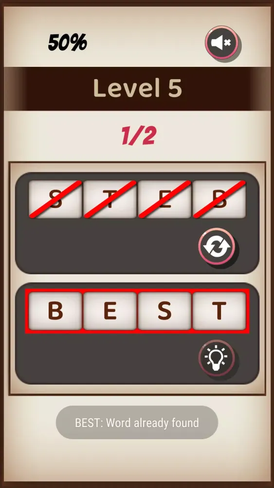 Zrzuty ekranu Word Finder Puzzle