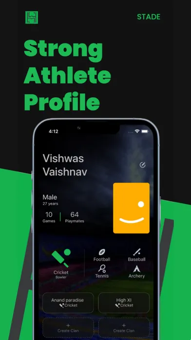 Stade App سکرین شاٹس