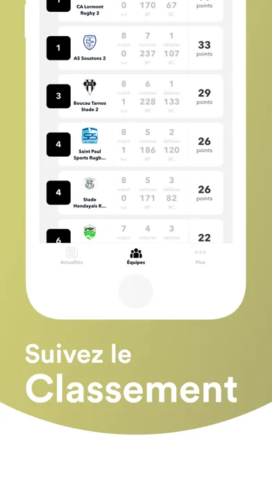 Stade Hendayais Rugby应用截图