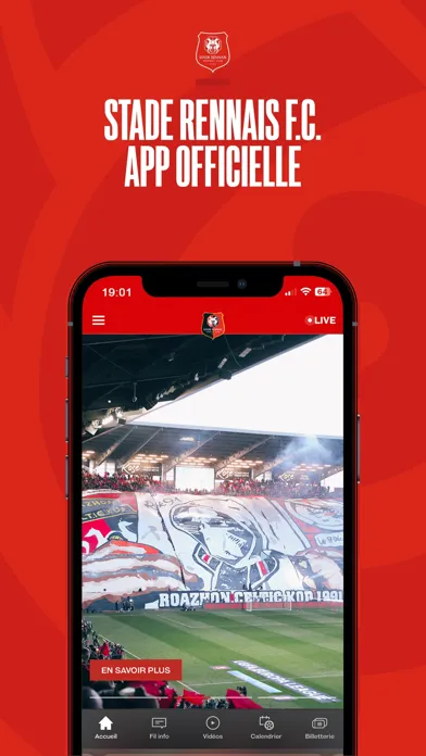 Capturas de tela do Stade Rennais F.C.
