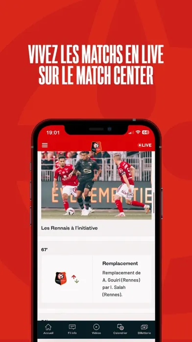 Capturas de tela do Stade Rennais F.C.