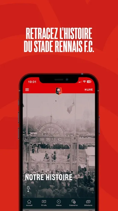 Capturas de tela do Stade Rennais F.C.