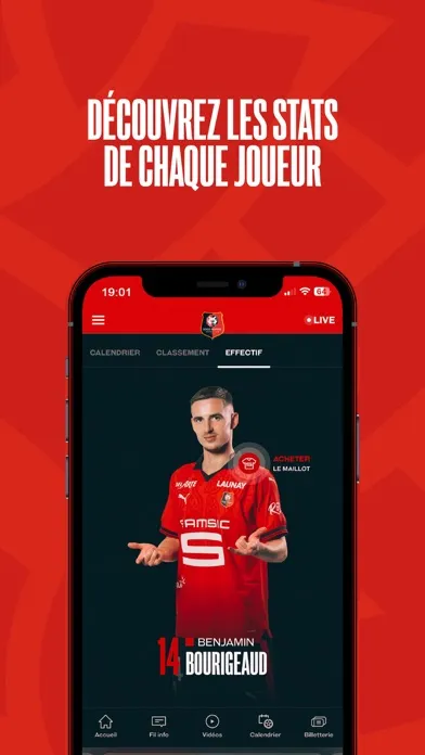 Capturas de tela do Stade Rennais F.C.