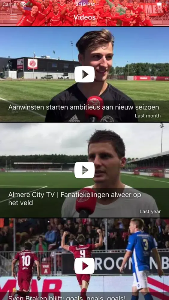 Almere City FC Official应用截图