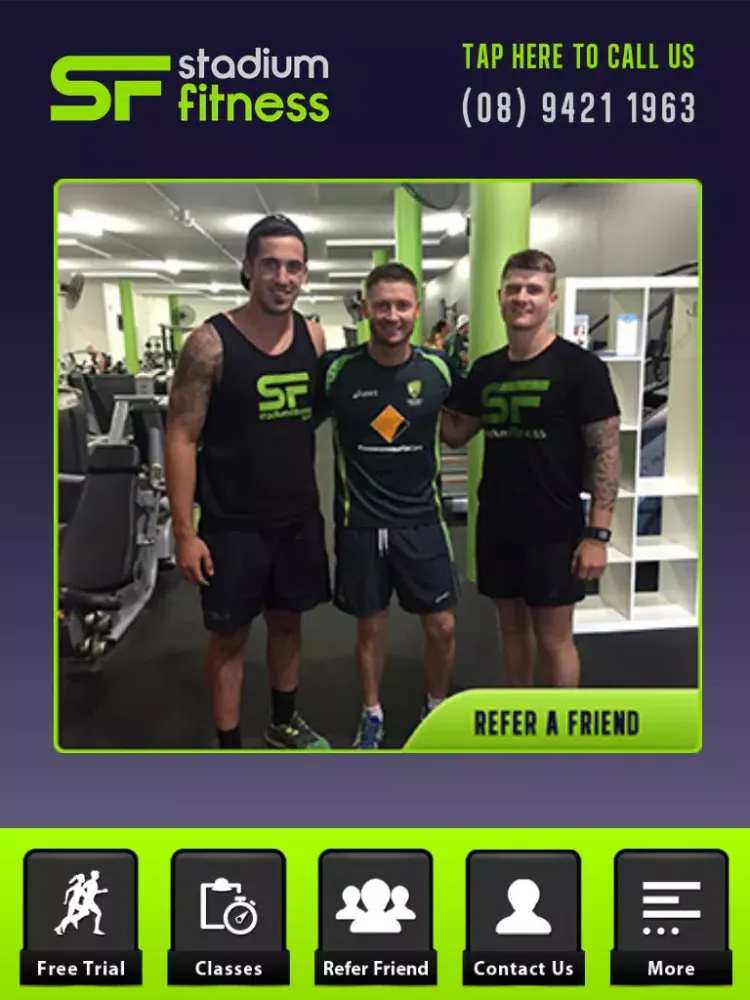 Capturas de tela do Stadium Fitness iPad 