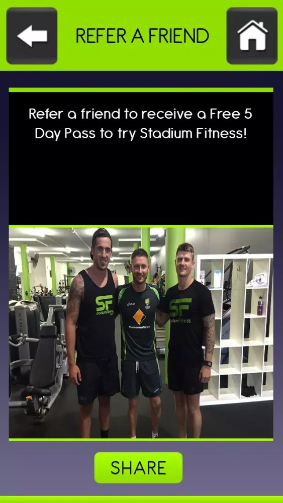 Capturas de tela do Stadium Fitness