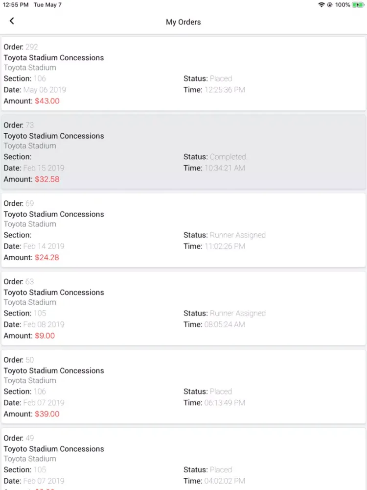 Stadium Xpress iPad  Screenshots
