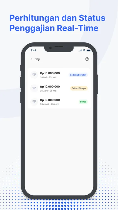 Ảnh chụp màn hình của StafBook Karyawan