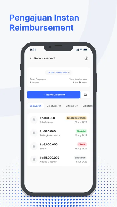 Ảnh chụp màn hình của StafBook Karyawan