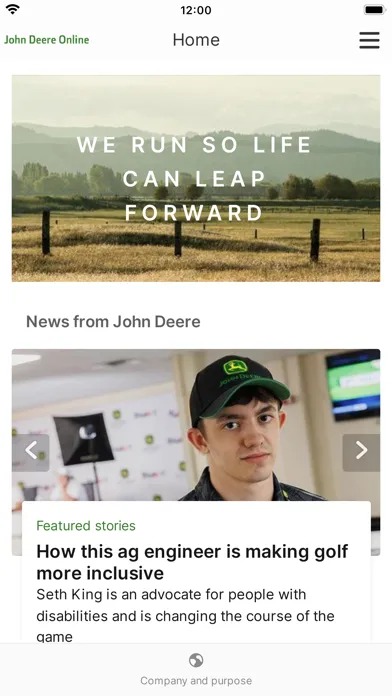 John Deere Online স্ক্রিনশট