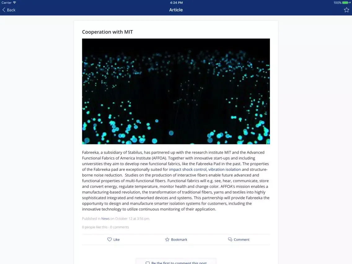 Capturas de tela do Stabilus2Go iPad 