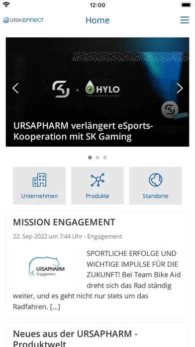 URSA.connect Screenshots