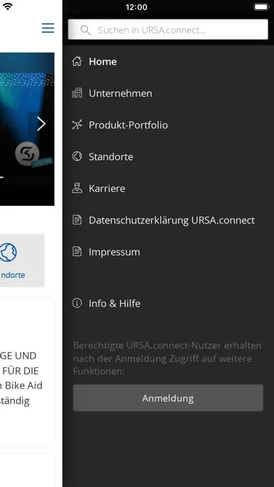 URSA.connect Screenshots