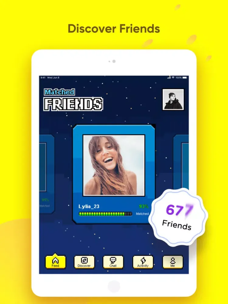صور Discover, Add Friends & Chat iPad 