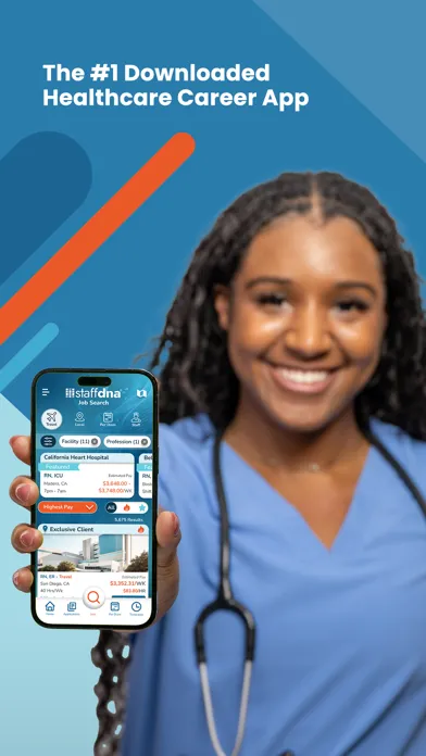 Tangkapan layar StaffDNA - Healthcare Careers
