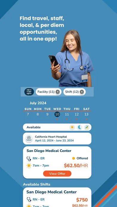 Tangkapan layar StaffDNA - Healthcare Careers