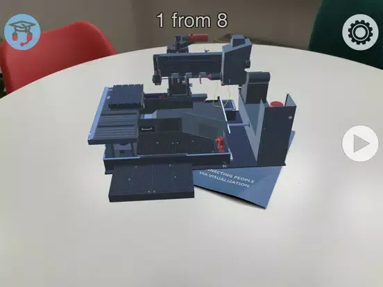 AX1 TL neo staff eye AR iPad  スクリーンショット