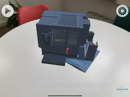 AX1 TL neo staff eye AR iPad  スクリーンショット