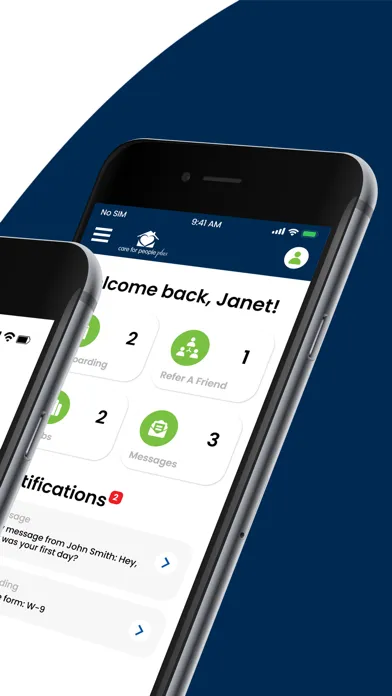 Captures d'écran de Care For People Plus, Inc.