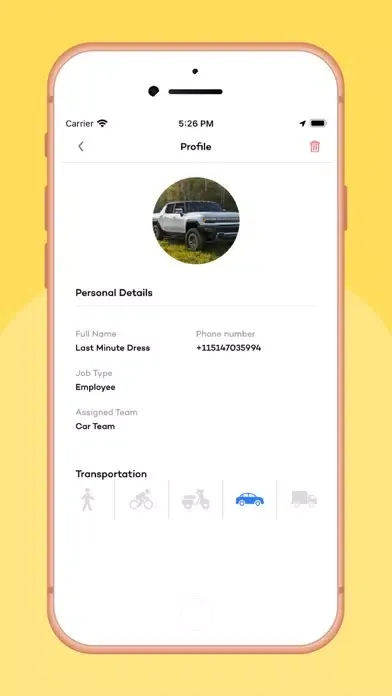 Tangkapan layar STA_FOOD Driver
