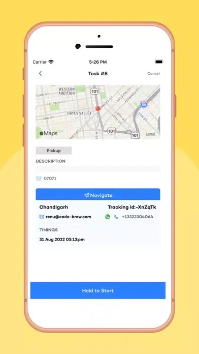 Tangkapan layar STA_FOOD Driver