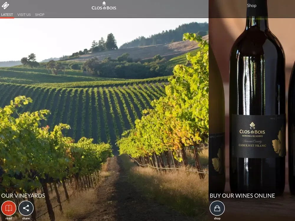 Captures d'écran de Clos du Bois iPad 