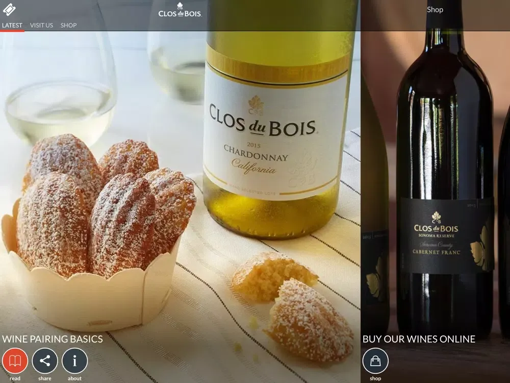 Captures d'écran de Clos du Bois iPad 