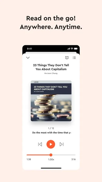 Lobab: Book Summaries, Library应用截图