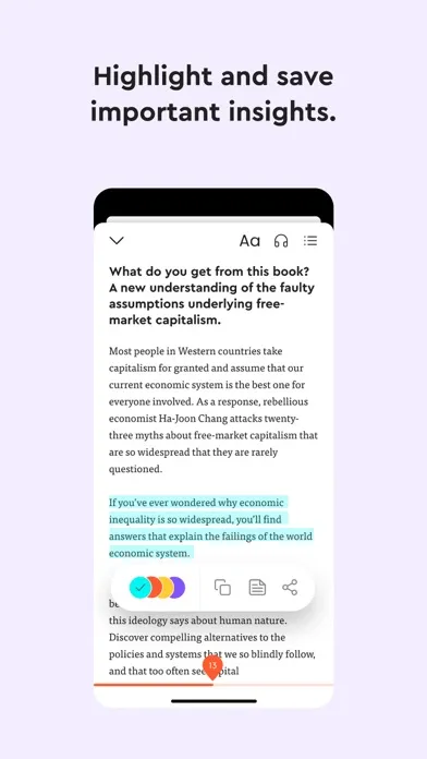 Lobab: Book Summaries, Library应用截图