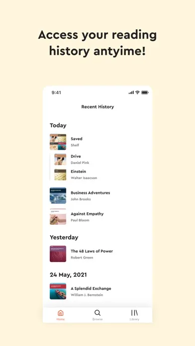 Lobab: Book Summaries, Library应用截图