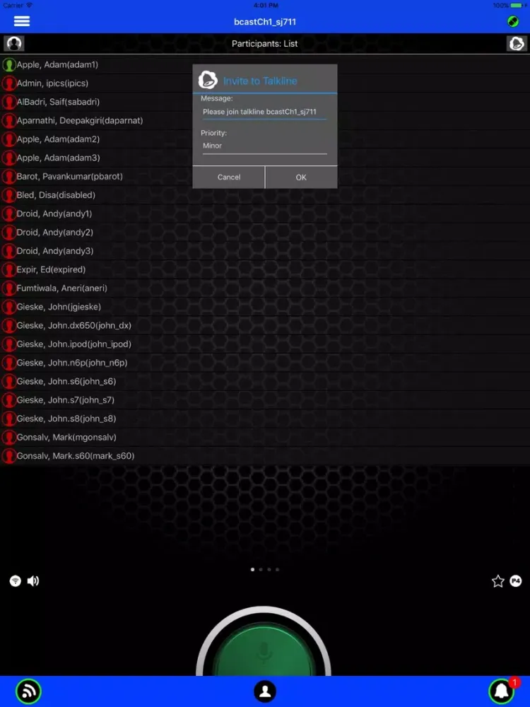 Instant Connect v6.0 iPad  Screenshots