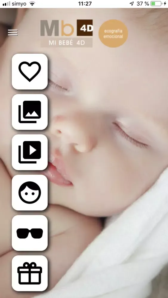 Capturas de tela do MiBebe4D