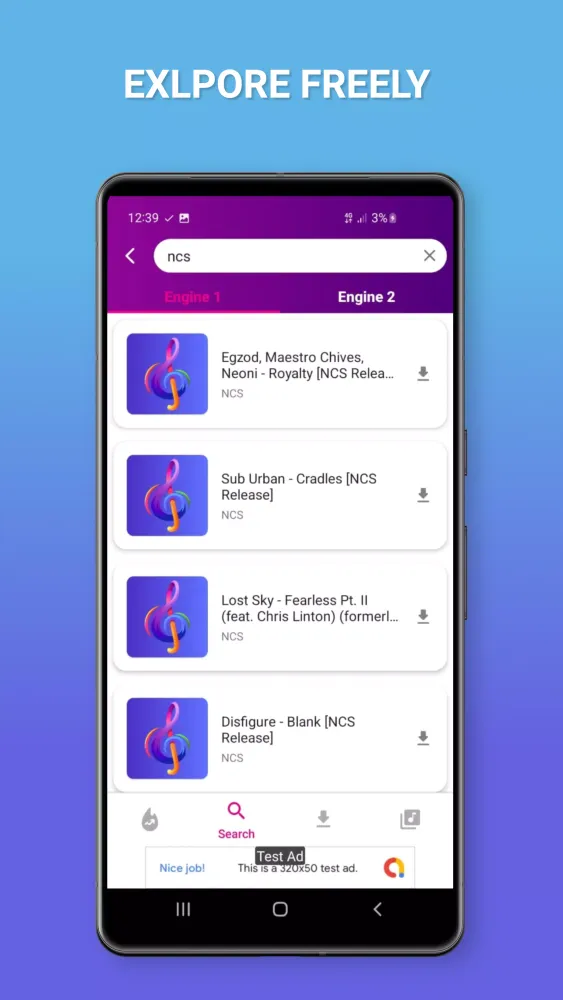 Tube Play Music MP3 Downloader Screenshots